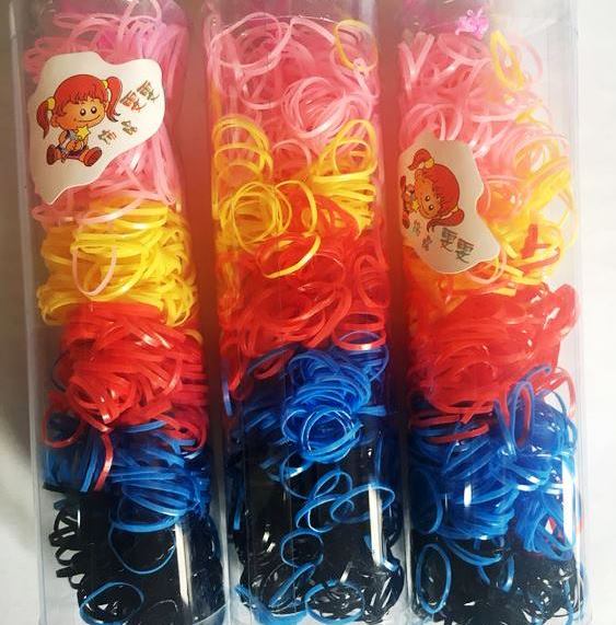 Children hair ties rubber band making machine