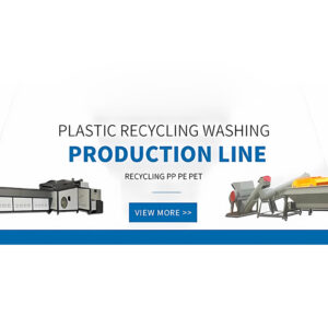 Scrap plastic washing crushing drying Production Line