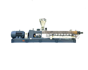 Single stage plastic extruder machine