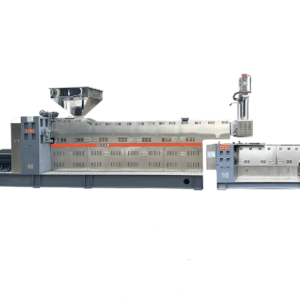 Two stage plastic recycling machine